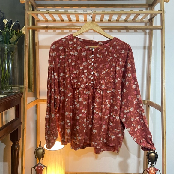 LUCKY BRAND BLOUSE. Size- XL - Picture 8 of 14